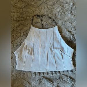 🌟 Topshop aesthetic blue halter top